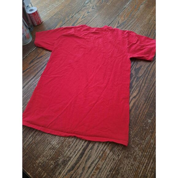 University of Georgia Adult S Bulldog Tee Red White Black Hanes Cotton Tshirt - Picture 3 of 3